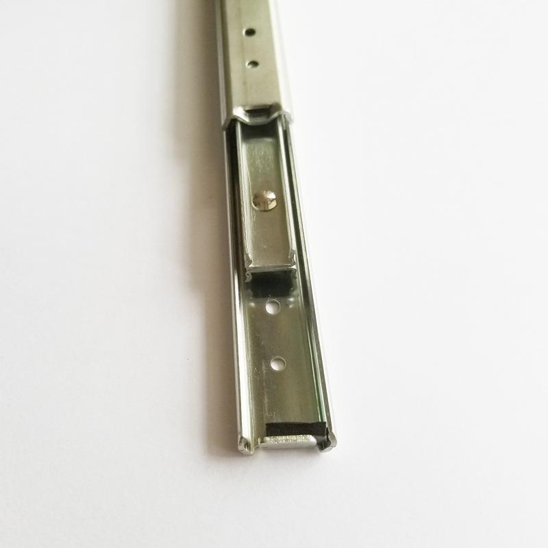 工厂直销三节线性滑轨替怡合达IDA63-200轻载式抽屉缓冲滑轨