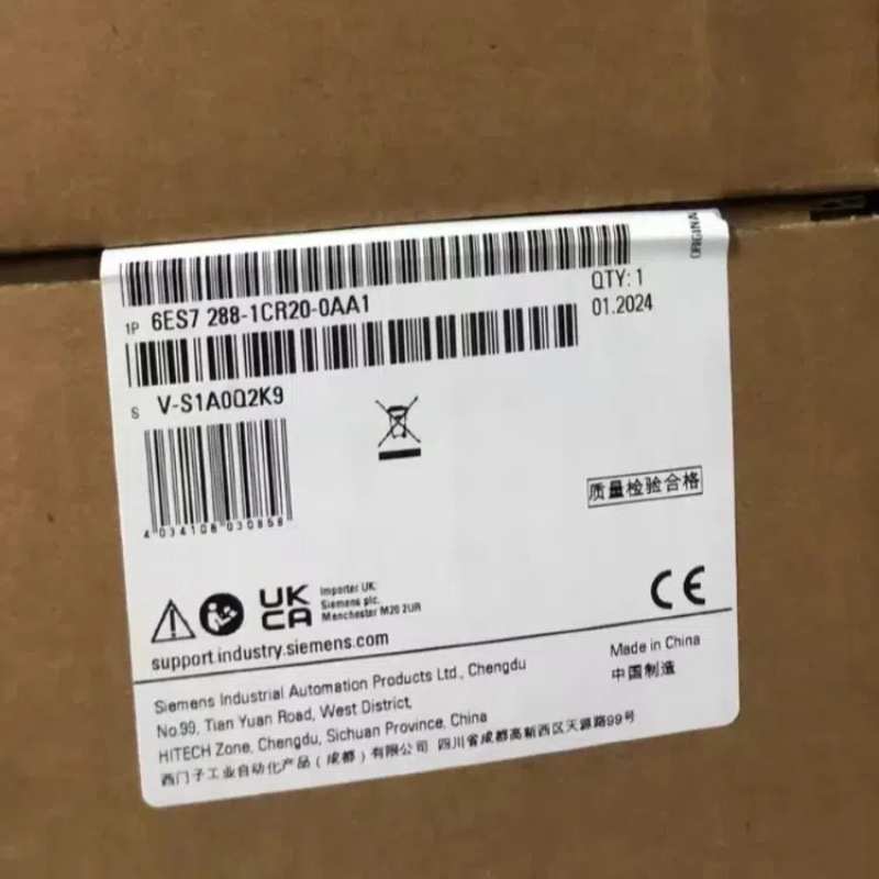 SIMATIC S7-200 SMART CPU CR20s AC/DC继电器6ES7288-1CR20-0AA1