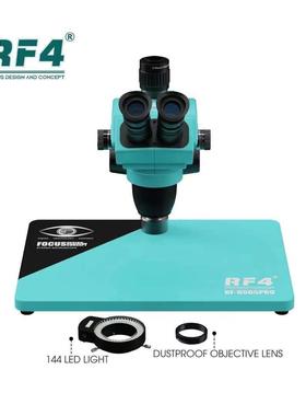 RF4RF-6565PRO显微镜手机维修三目高清连续变倍变焦飞线主板焊接