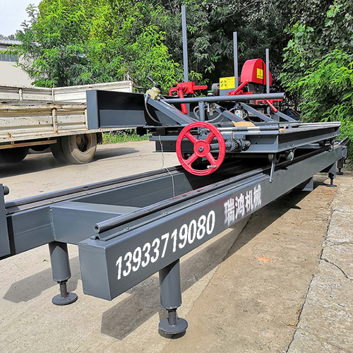 圆木推台锯全自动原木开板锯开料锯小型圆盘锯木机木工机械开料机