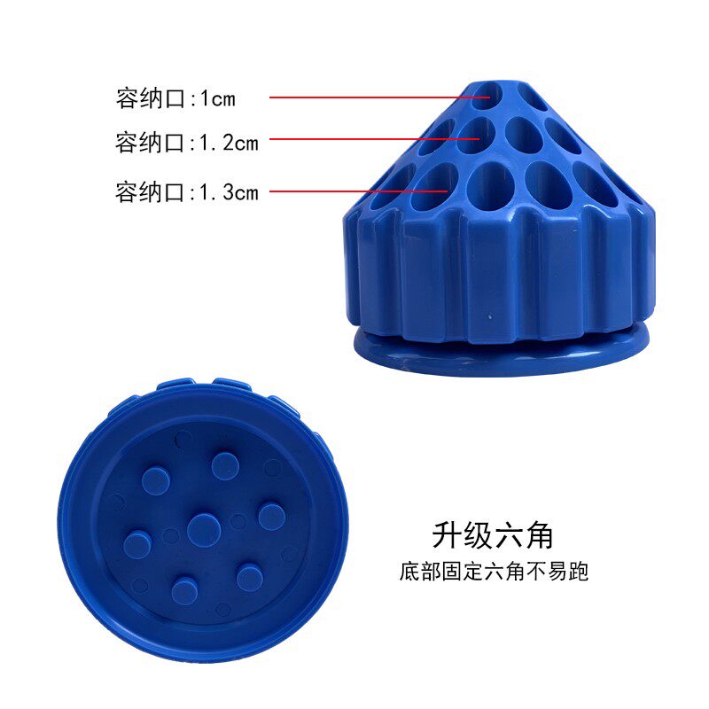 蜂巢式玉雕石雕打磨头收储台旋转式蜂窝工具收纳盒雕刻针摆放盒
