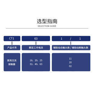 家用1P小型交流导轨式接触器 CT1-25 16A 40A 63A宾馆 单相220V