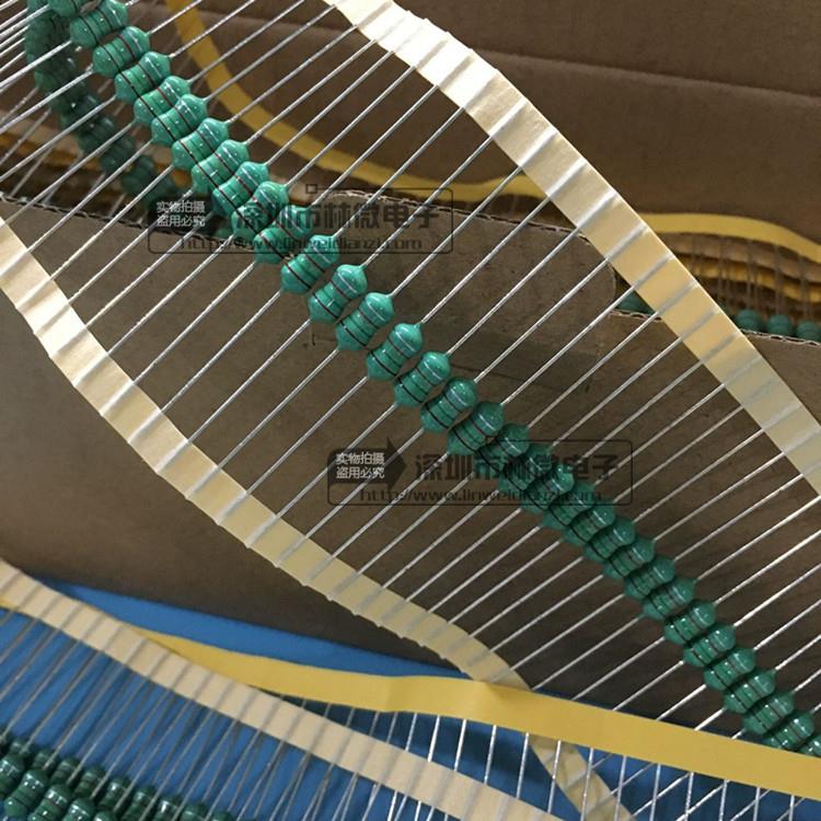 色环电感AL0510 152K 1.5MH 1500UH 1W色码电感10%棕绿红银