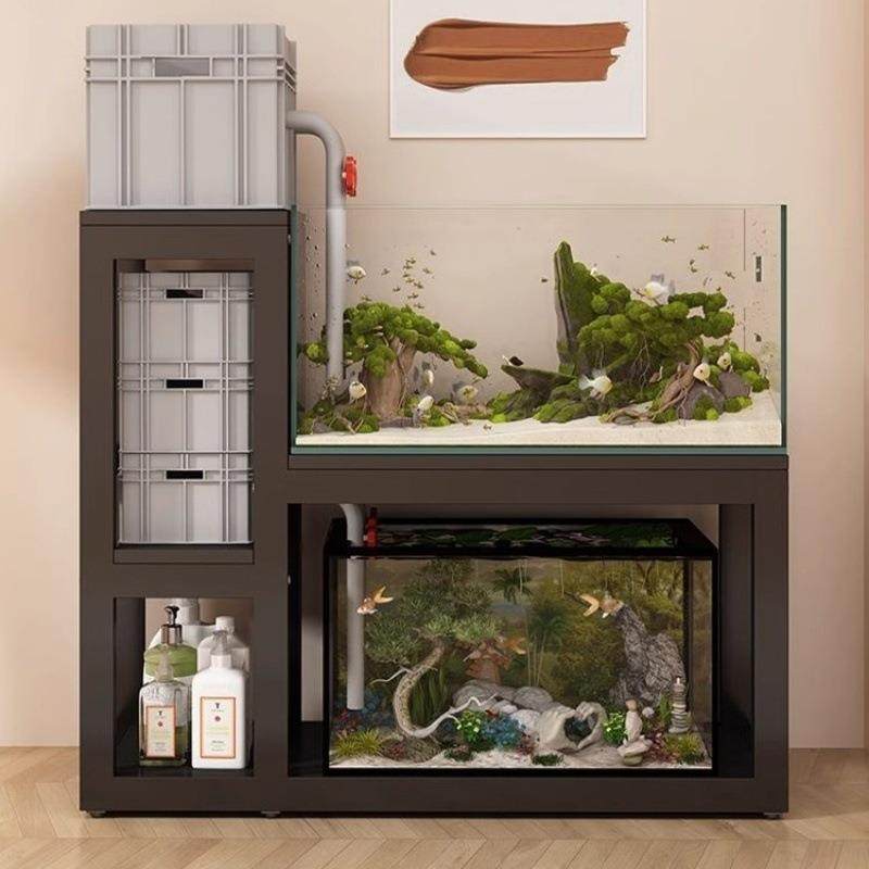 鱼缸柜鱼缸架子客厅家用水族箱底座落地金属承重底柜多层龟缸托架,电子元器件市场,其它元器件,淘宝优惠券,粉丝福利购,淘宝优惠卷