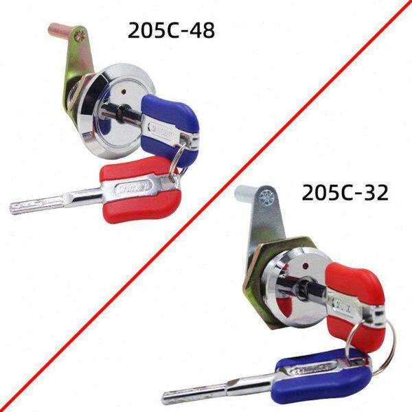 大小号C20应急芯钥匙四角532通用锁锁芯锁头锁48保险柜主锁保险箱