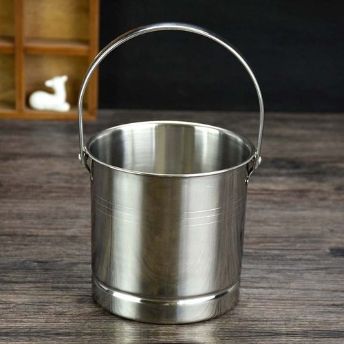 包邮不锈钢冰桶冰粒桶冰块酒吧欧式手M提冰桶提手冰桶冰块桶