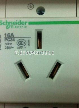 P数插座A164导轨插座3模A  343PC16A9孔 插座 化15