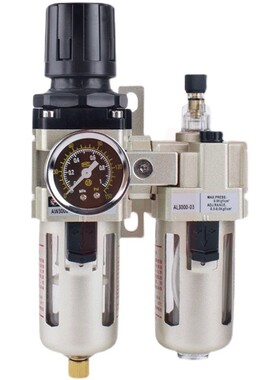 油水分离器调压阀AFC2000空气过滤气源处理器AC3010/AC2010手动阀