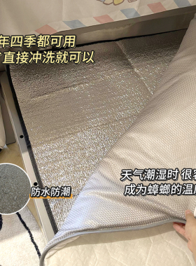 宿舍防潮垫床铺防霉隔湿床垫学生专用透气可折叠加厚去湿气吸湿垫