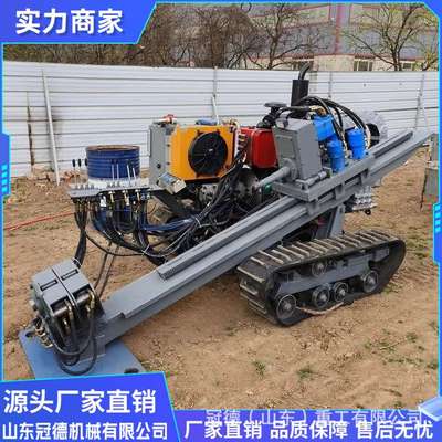 非开挖水平定向钻机自来水管道铺设液压打孔水钻机全自动穿管钻机