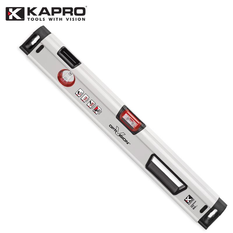 KAPRO方管双视窗带磁水平尺以色列开普路嘉宝905红色水准泡高精度