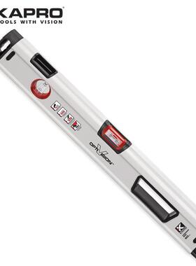 KAPRO方管双视窗带磁水平尺以色列开普路嘉宝905红色水准泡高精度