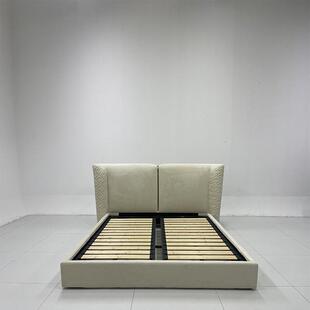 楷特澜意式芬狄Caesar高端布艺床主卧设计师主推奢华1.8米双人床