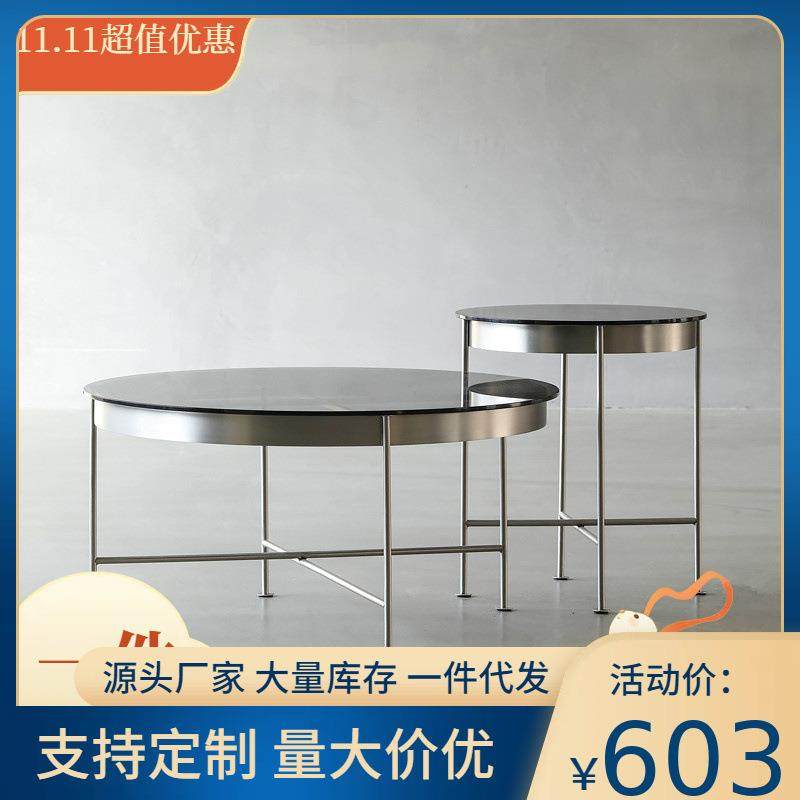 北欧创意轻奢意式不锈钢玻璃茶几组合设计师小户型客厅极简约边几,鲜花速递/花卉仿真/绿植园艺,割草机/草坪机,淘宝优惠券,粉丝福利购,淘宝优惠卷