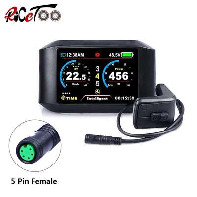 BAFANG八方中置电机横屏仪表/BBS01/02/HD/通用大屏彩色仪表750C