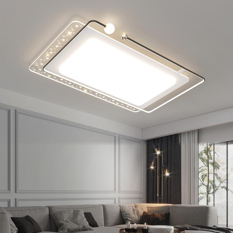 现代简约客厅主灯卧室灯智能灯具2025年新款吸顶灯具全屋组合套餐