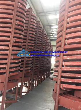 5LL-1200选煤溜槽玻璃钢螺旋溜槽生产螺旋溜槽