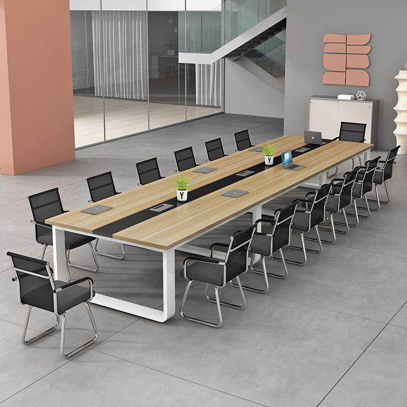 顺丰会议桌长桌简约现代桌椅组合工作台见详情人造板中式新品