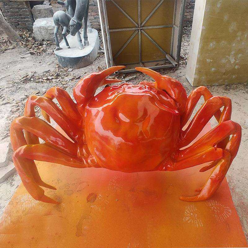 玻璃钢大闸蟹雕塑户外树脂大型螃蟹模型发光店铺招牌挂件装饰,玩具/童车/益智/积木/模型,毛绒/玩偶/公仔/布艺类玩具,淘宝优惠券,粉丝福利购,淘宝优惠卷