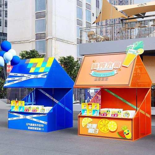 商场活动户外集市夜市移动棚架摆摊小吃摊位促销商业街展示架摆摊