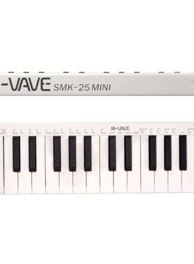 midi键盘控制器25键便携智能键盘乐器无线迷你midikeyboard