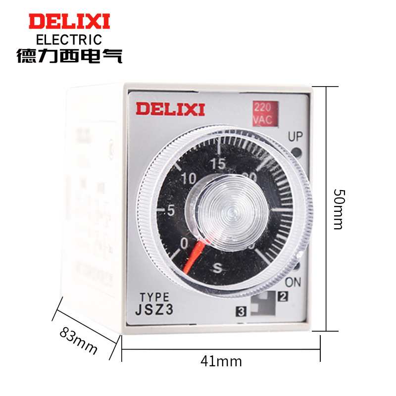 德力西新款断电延迟时间继电器JSZ3F延时220v自动30S定时可调时控