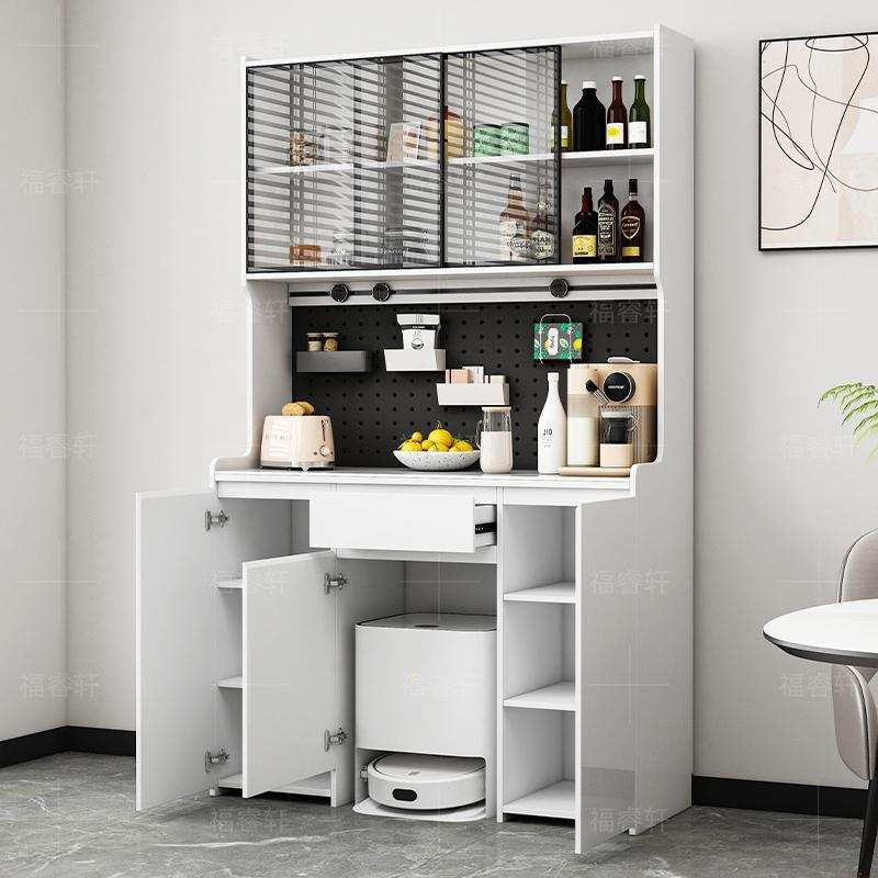 ?家政柜扫地机器人收纳柜置物架基站柜阳台实木储物柜大容量杂物