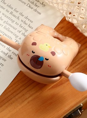 卡皮巴拉木鱼摆件水豚解压治愈情绪稳定办公室桌面装饰.品佛系礼