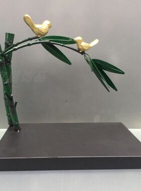 家居摆件铁艺工艺品摆设承沁家居饰品创意客厅中式饰摆现代简约