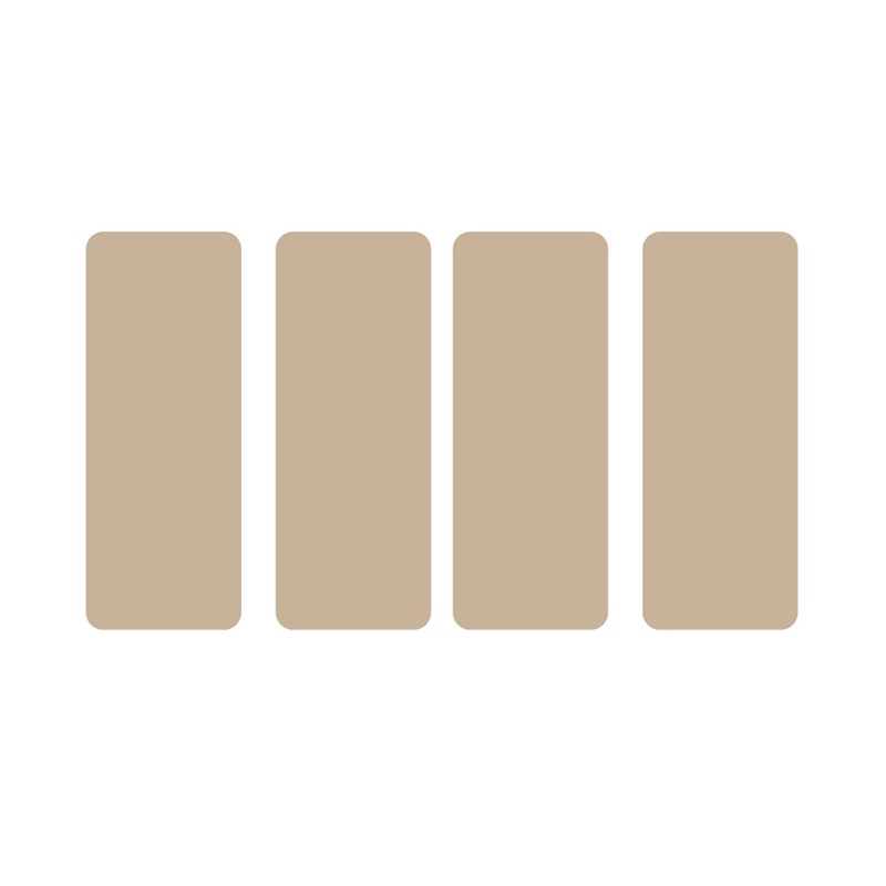 长方形硅胶浴帘窗帘门帘下摆磁吸加重坠硅胶材S质防水耐腐蚀磁吸