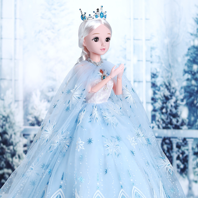 80厘米礼盒洋娃娃会说话智能语音对话公主可充电S会眨眼睛的洋娃