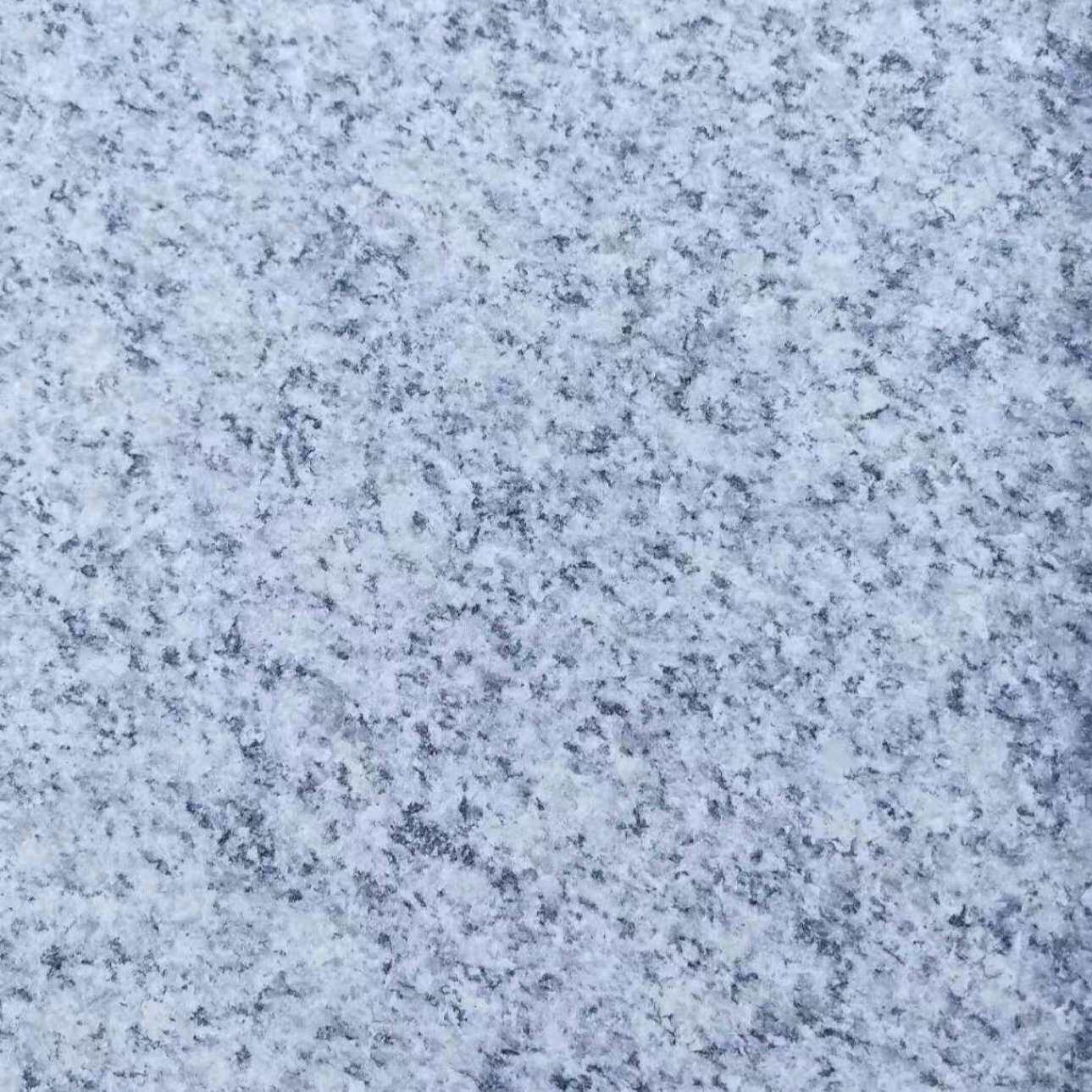 四川石材厂芝麻白花岗岩地铺石烧面板芙蓉白G602天然路沿石路防滑