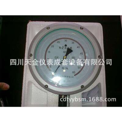 耐震精密压力表阳泉精密耐震压力表YNB150径向高精度液压表 60MPA