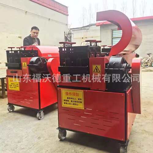 建筑设备全自动钢管除锈一体机角铁扁钢调直机槽钢方管矫正机器