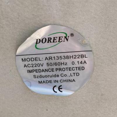 DOREEN AC220V AR13538H22BL 0.14A 13538机柜机箱散热风扇