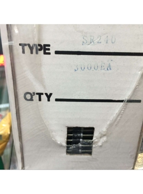 SR240二极管2A40V肖特基二极管 DO-15封装 现货热卖