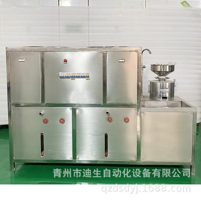 四川商用全自动豆腐机-气动压榨豆腐机厂家-青州迪生
