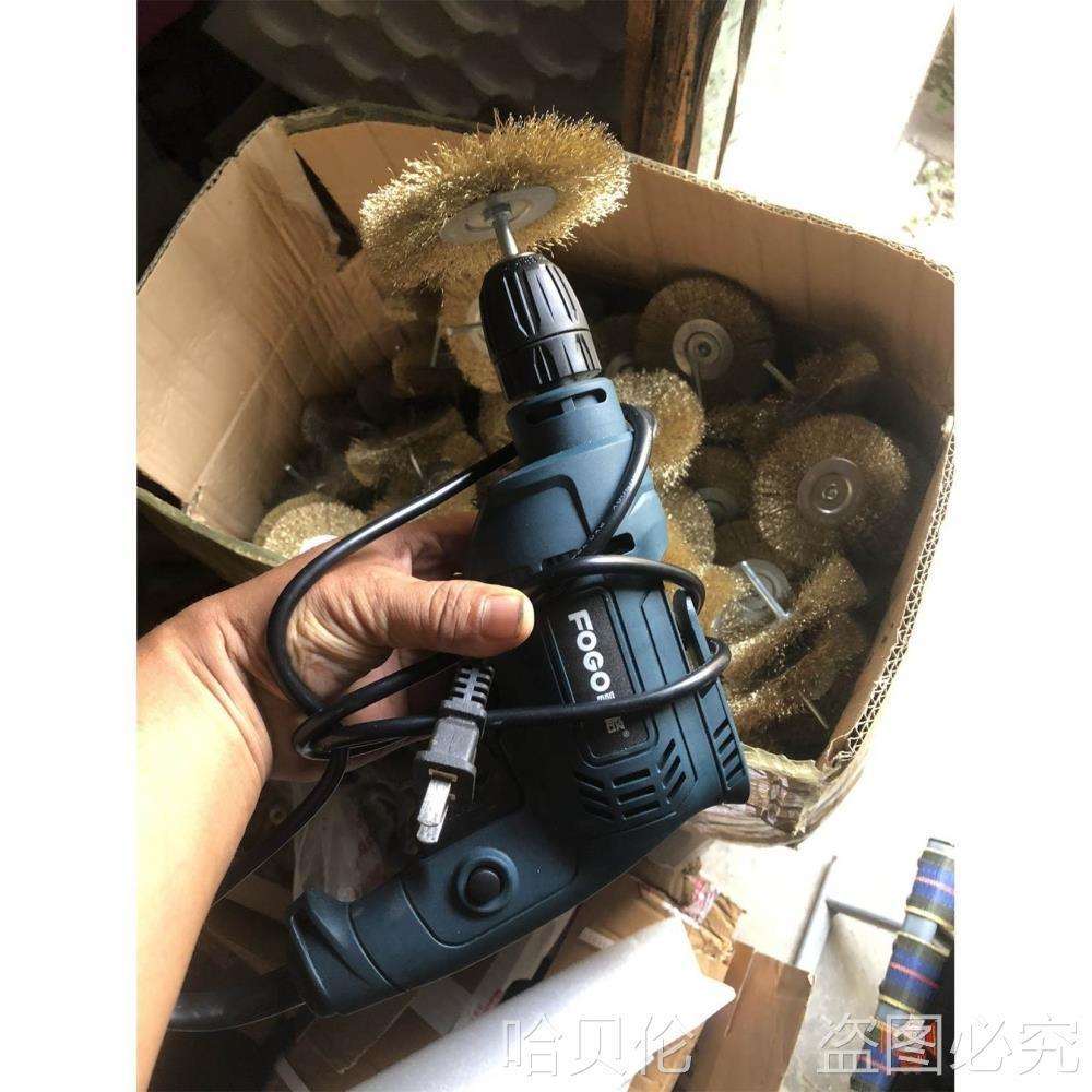 把玩去皮钢丝钢丝刷手打钢丝刷皮电钻大小钢丝文玩葫芦葫芦手电刷