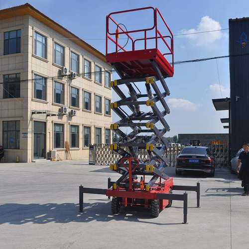 剪叉式升降平台 剪叉式液压高空自行走升降机 高空作业平台车
