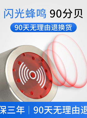 BD8050防爆闪光蜂鸣器防爆声光金属报警灯ac220V380v24v红黄色
