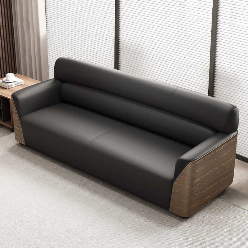 办公室沙发商务接待大厅会客区洽谈简约现代轻奢沙发茶几组合套装