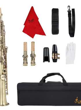 SLADE青仿古色高音萨克斯风降B调直管萨克斯初学专业演奏萨克斯管
