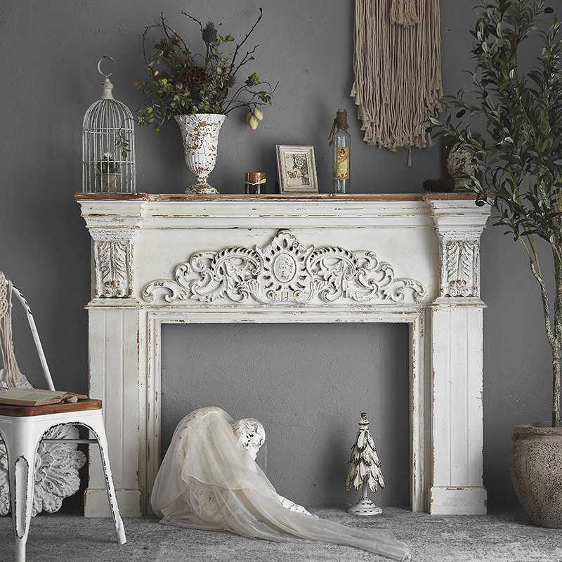 美式复古假壁炉装饰柜靠墙做旧雕花家用客厅实木入户正对门玄关台,农机/农具/农膜,其它农用工具,淘宝优惠券,粉丝福利购,淘宝优惠卷