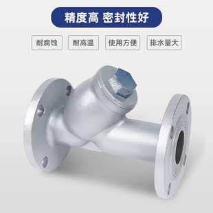 16C WCB材质 GL41H DN50150 铸钢法兰Y型过滤器 管道除污器DN100