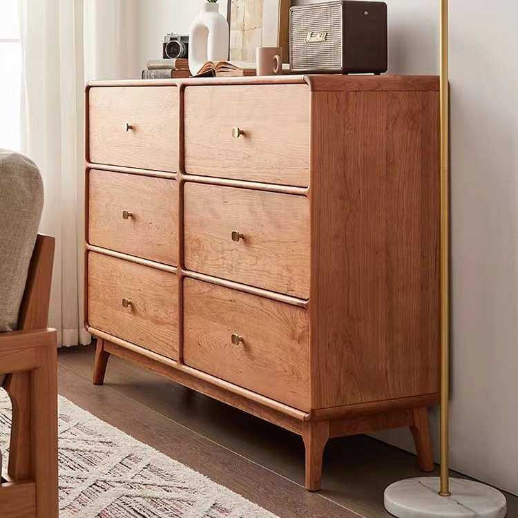 北欧实木六斗柜樱桃木抽屉柜卧室收纳柜日式小户型客厅边柜置物柜,农机/农具/农膜,其它农用工具,淘宝优惠券,粉丝福利购,淘宝优惠卷