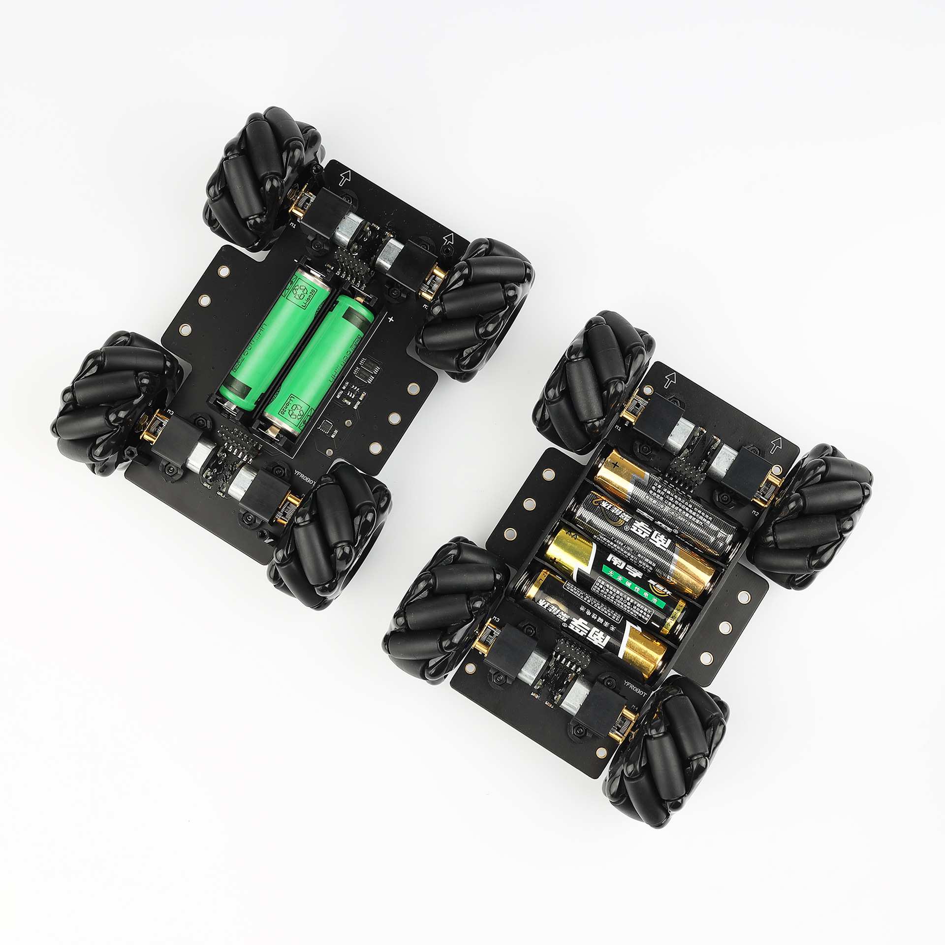 4WD麦克纳姆轮小车 omini全向轮移动 适用microbit makecode编程