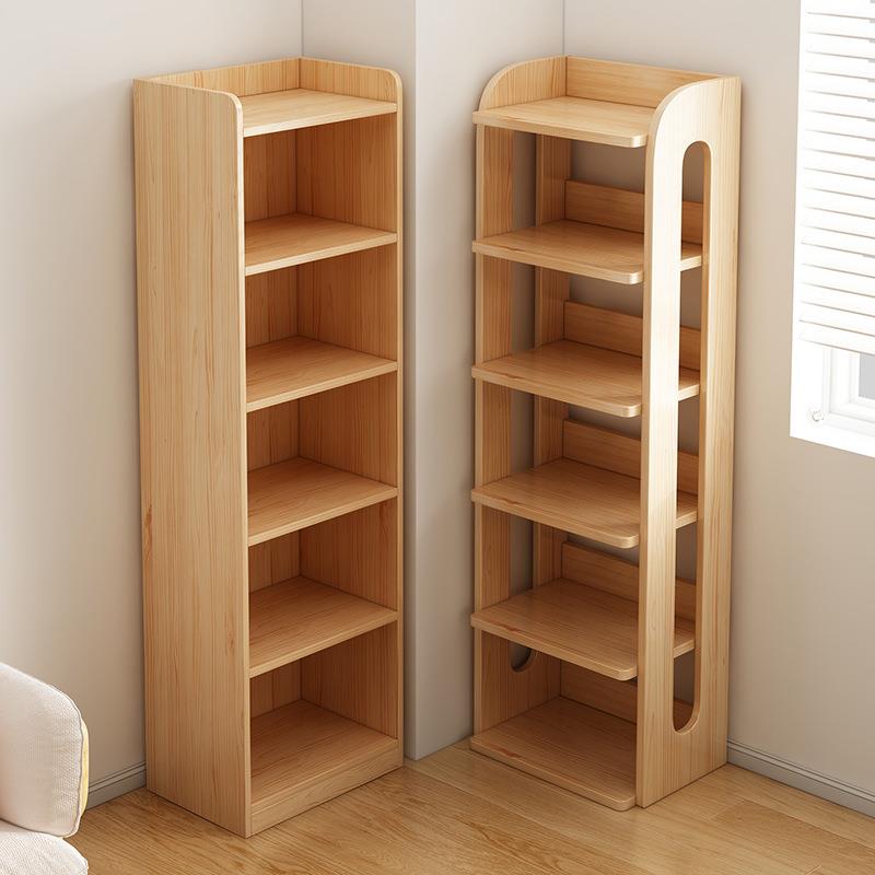 实木书柜现代简约家用一体收纳柜落地置物架2025新款简易实木书架