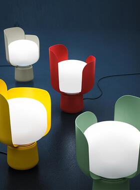 意大利设计师Fontana Arte Blom 创意花瓣客厅卧室床头书桌台灯