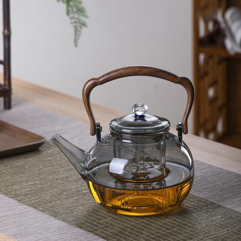 星韵提梁壶围炉煮m茶四代一体煮茶壶家用泡茶壶茶具蒸煮两用花茶