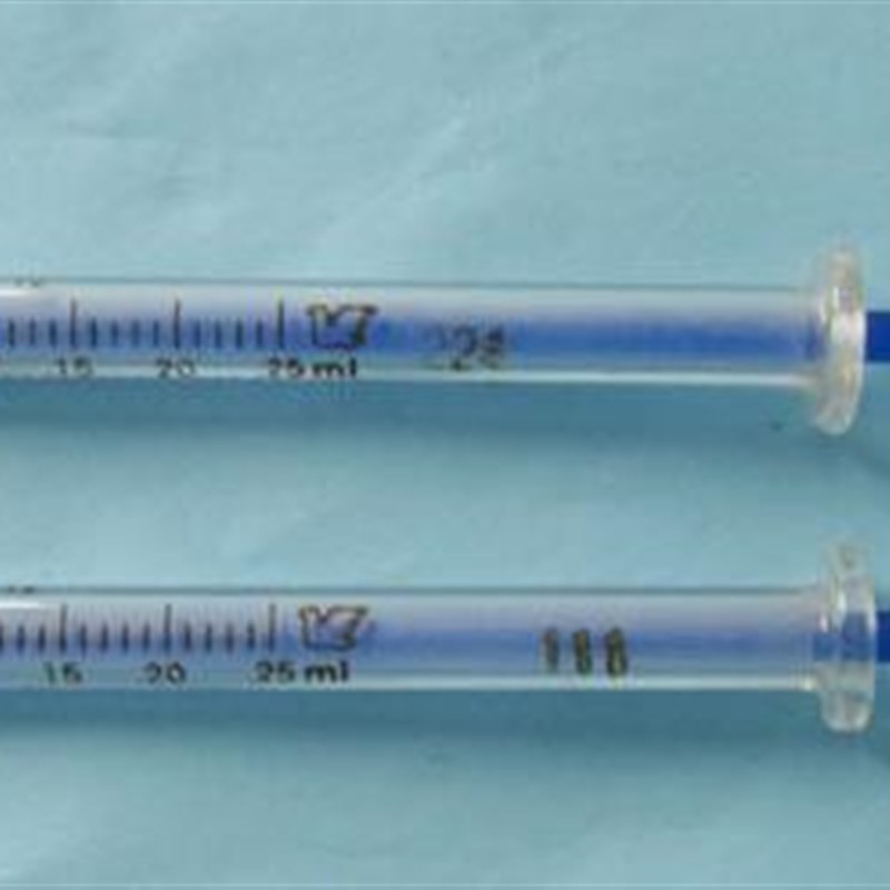 加厚型1ml/1n毫升玻璃兰芯针筒/1ml兰心玻璃针管